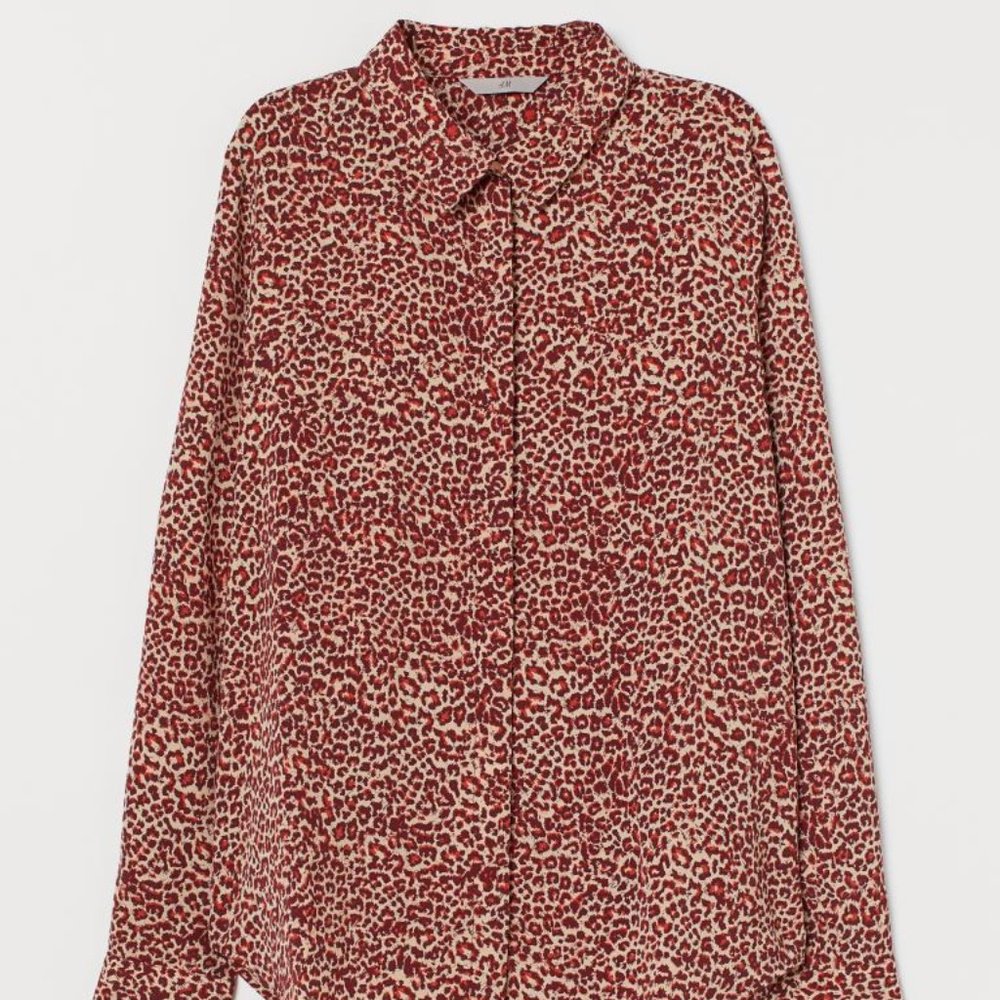 NWOT H&M Leopard Blouse